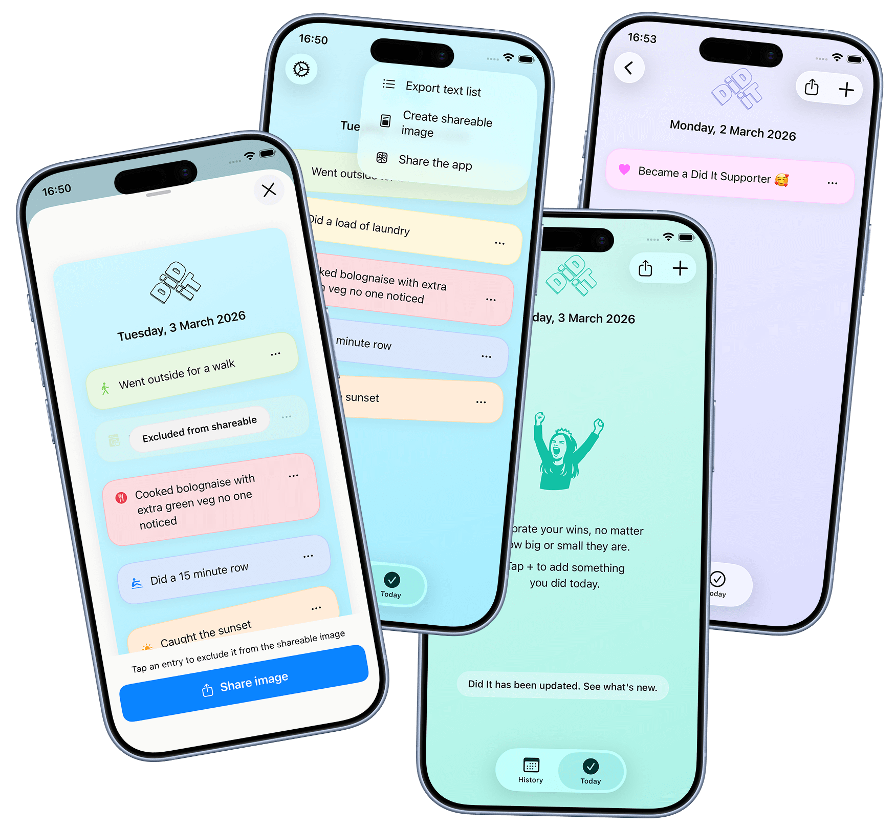 Version 1.2 features