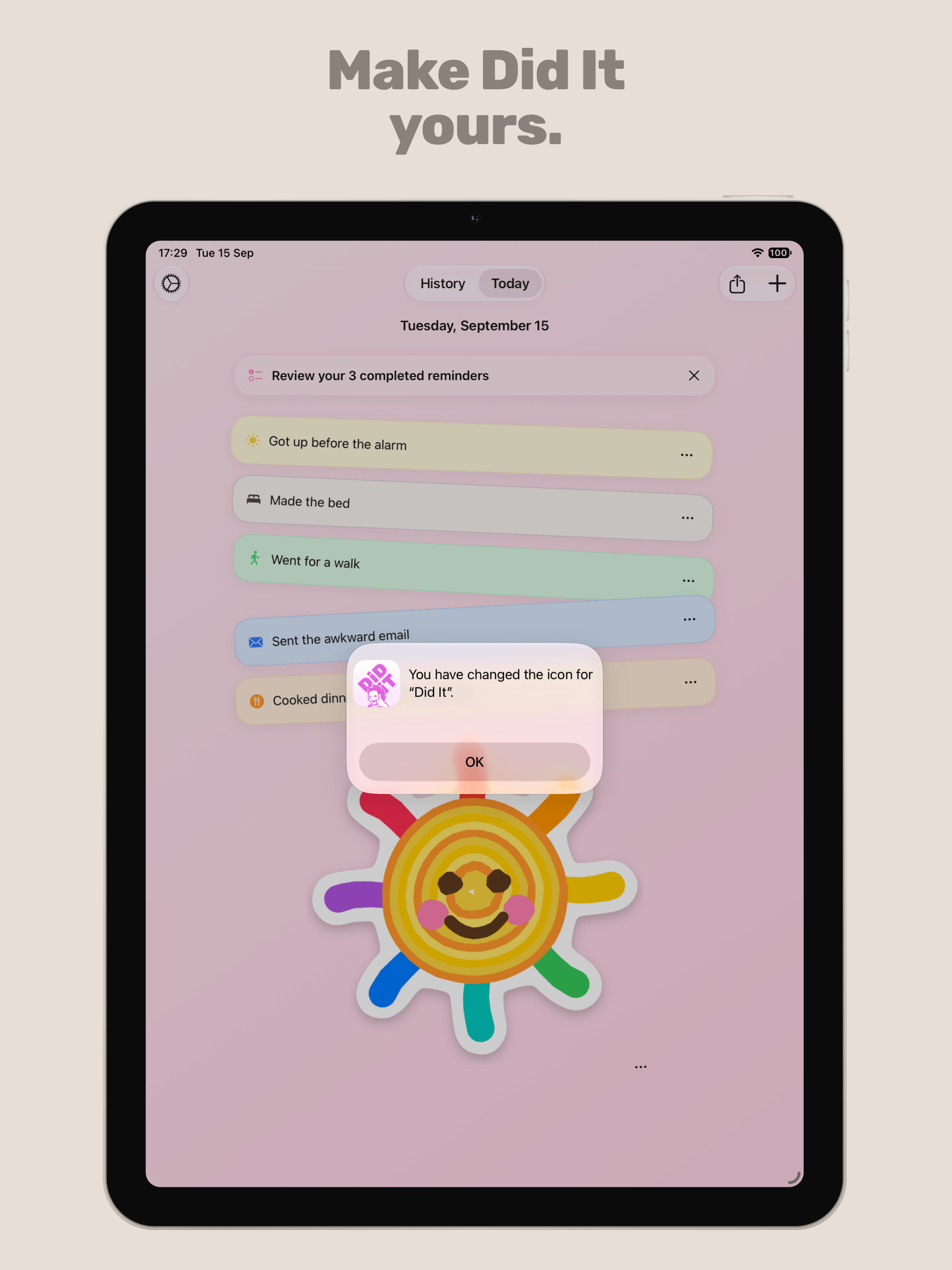 Make Did It yours. – Did It on iPad & Mac